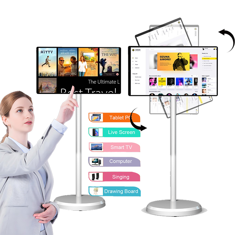 Kids Education Tablet - 21,5-дюймовый портативный смарт-планшет, ТВ, вращающийся монитор