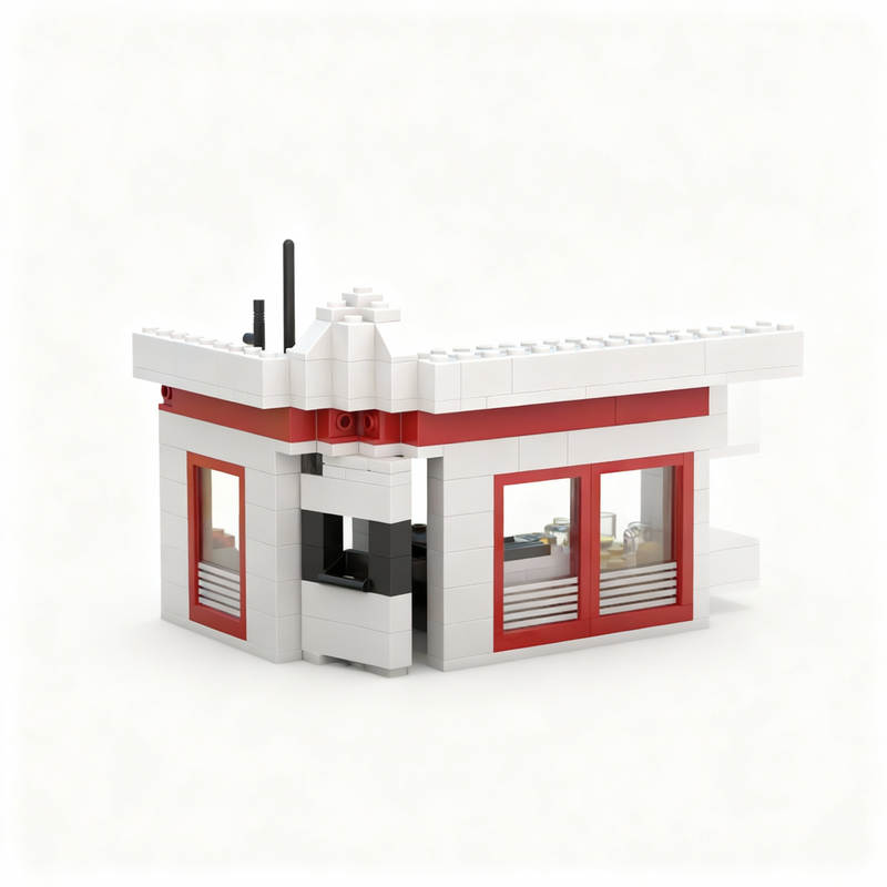 Kids Education Centre - 225 деталей MOC: Классический городской центр