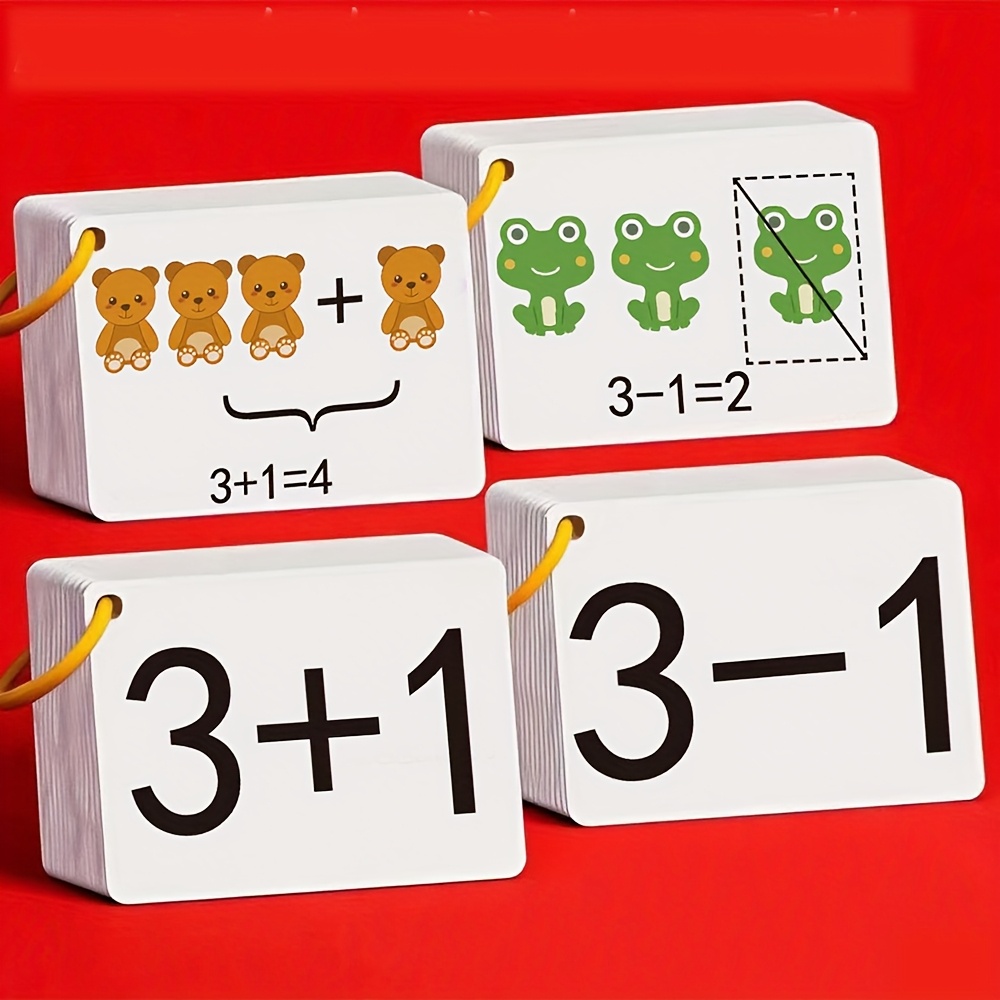 Kids Education Card - 132 карточки с задачами на сложение