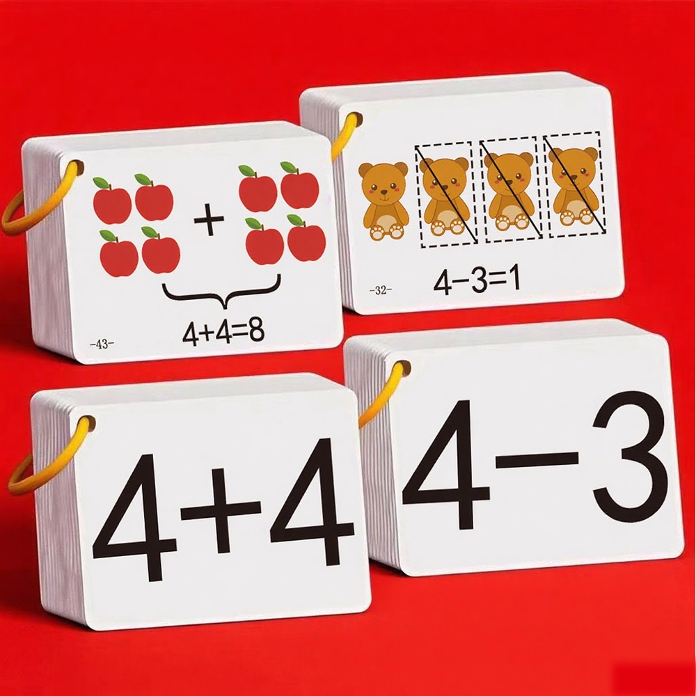 Math Manipulative Set - 132 карты сложения и вычитания, полный