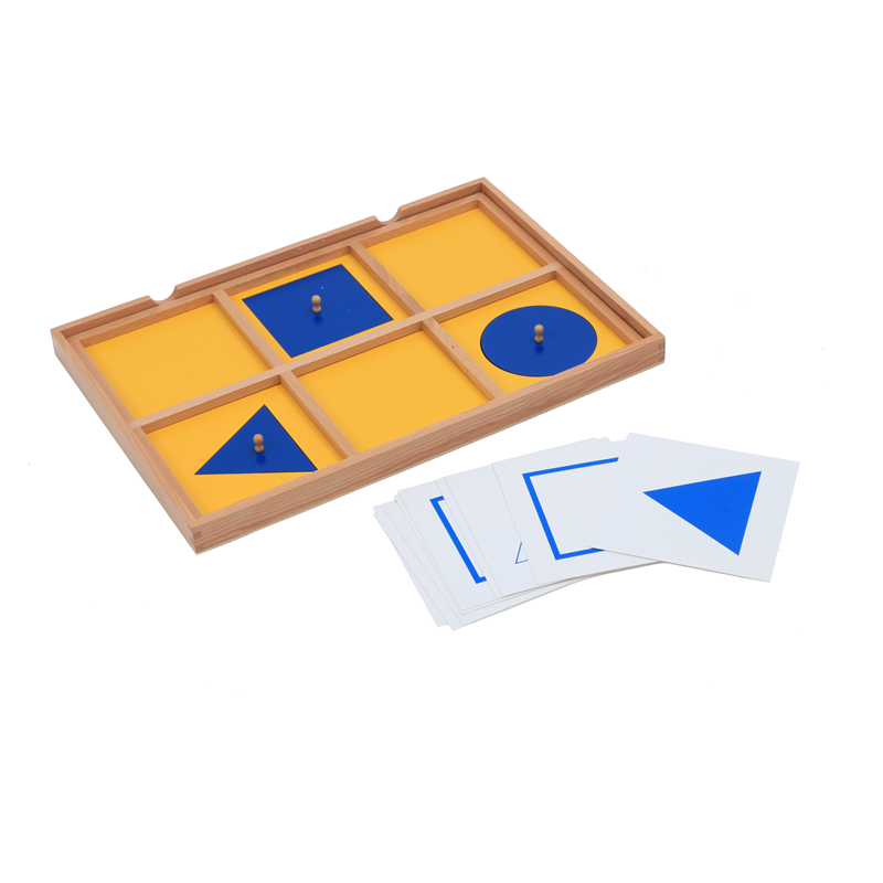 Kids Education Card - Сенсорные игрушки Монтессори, геометрический демонстрационный лоток