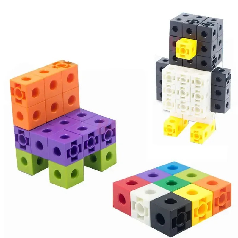 Набор из 100 соединяющихся куб – обзор и цена Math Manipulative Set