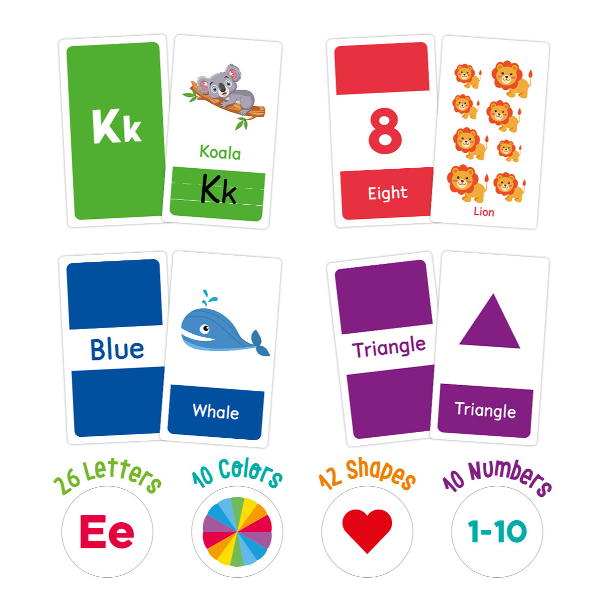 58 шт. карточки с алфавитом AB – обзор и цена Kids Early Education