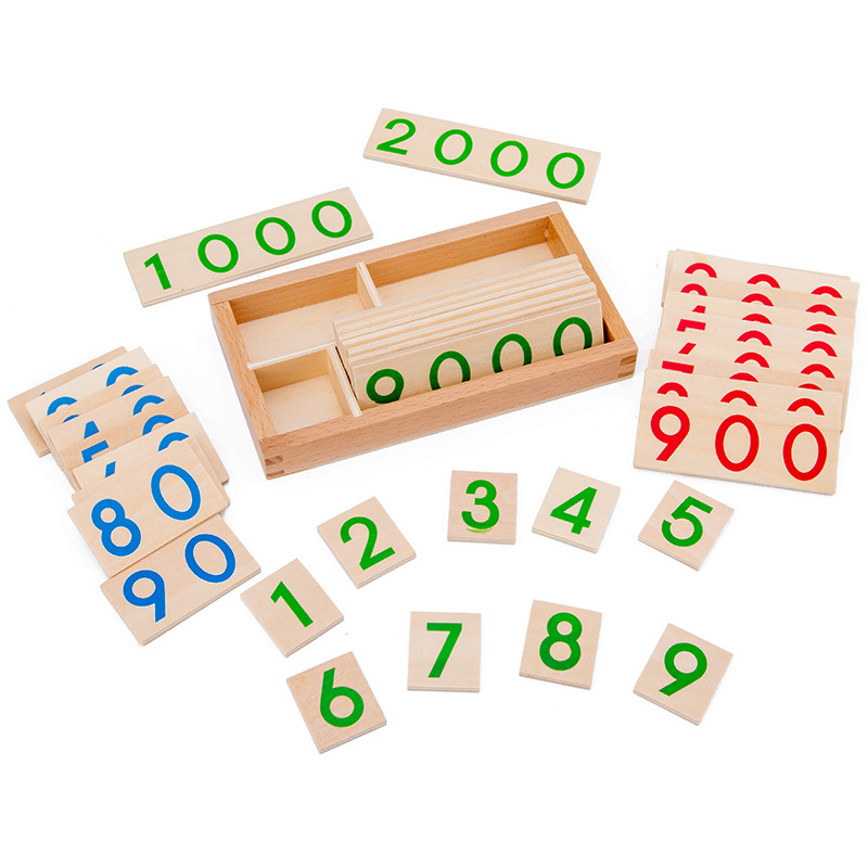 Деревянная карточка с цифрами  – обзор и цена Math Manipulative Set