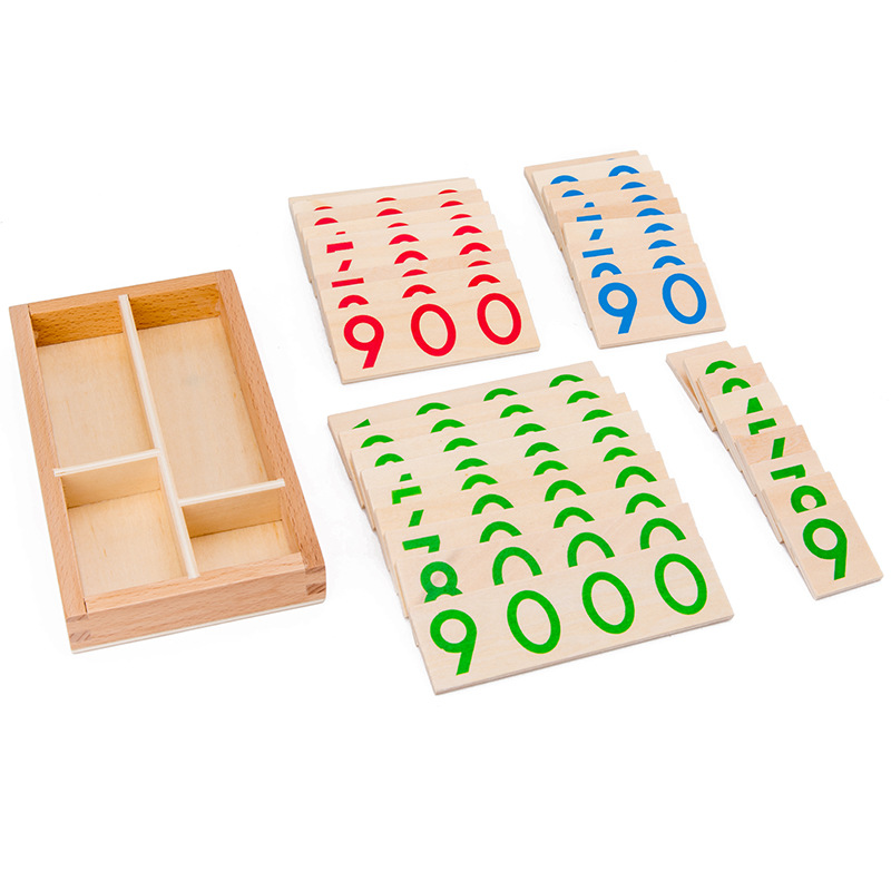 Деревянная карточка с цифрами  – обзор и цена Math Manipulative Set