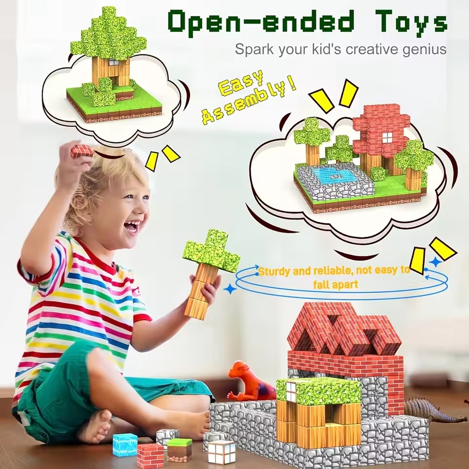 Магнитные строительные блоки M – обзор и цена Kids Education World