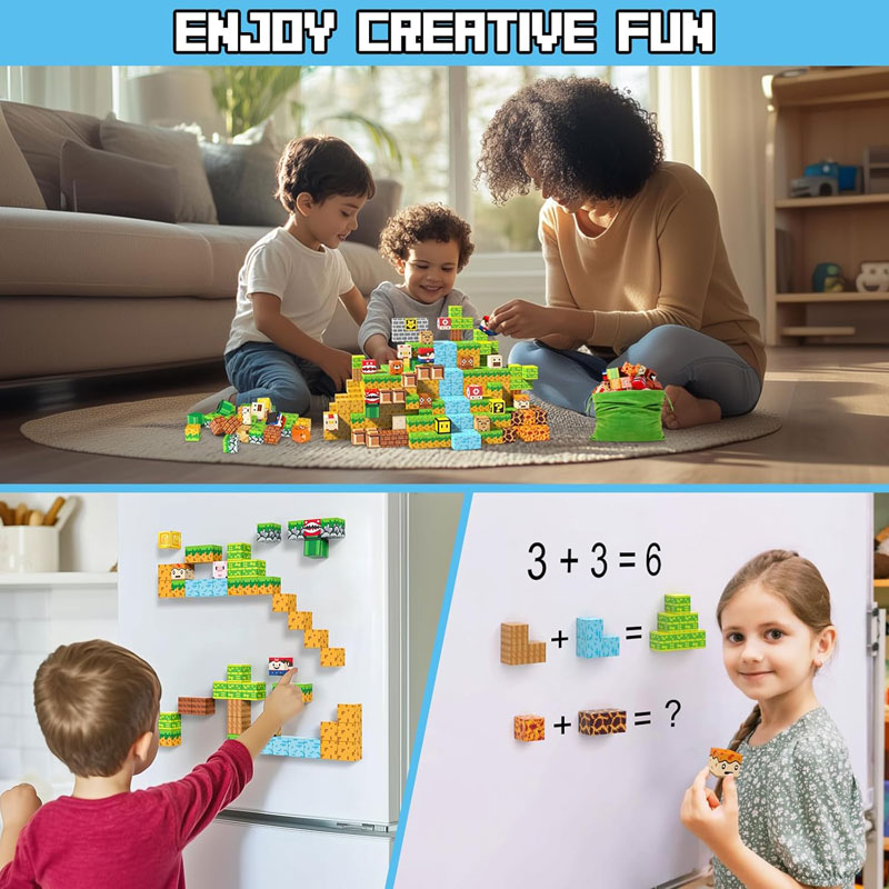 Магнитные строительные блоки M – обзор и цена Kids Education World