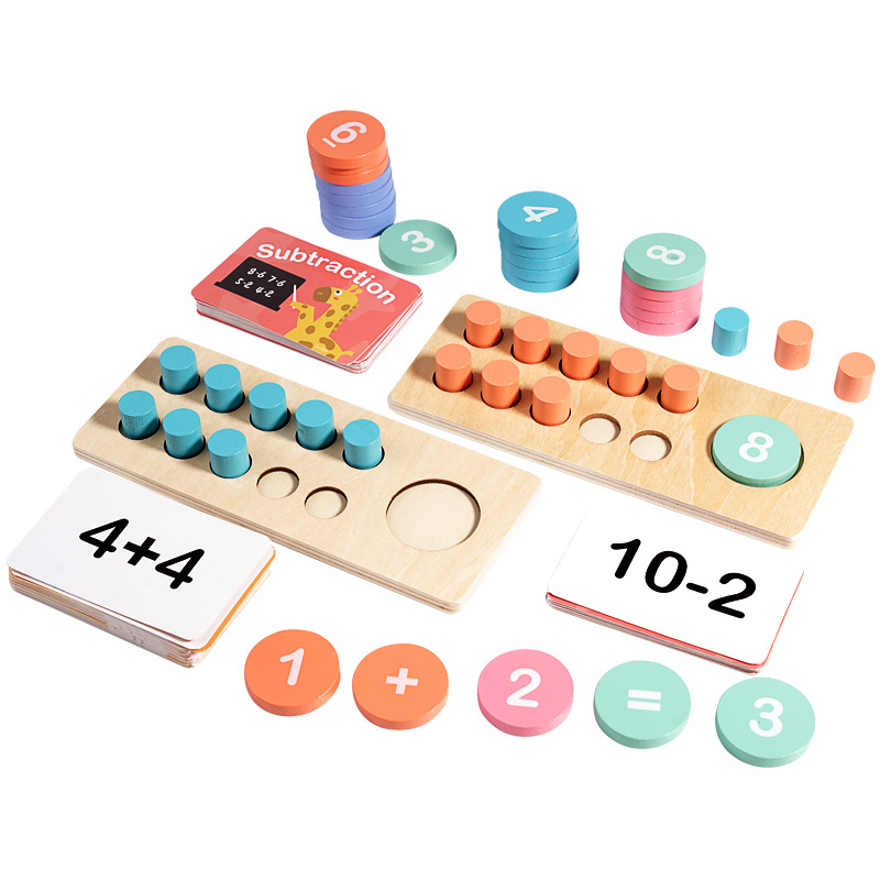 Детская деревянная доска с циф – обзор и цена Math Manipulative Set