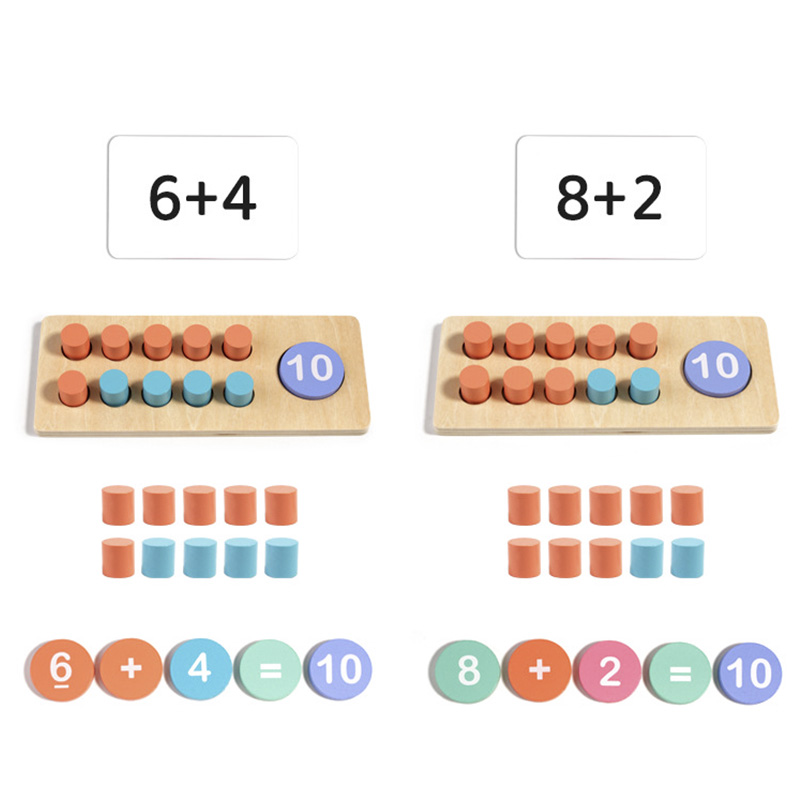 Детская деревянная доска с циф – обзор и цена Math Manipulative Set