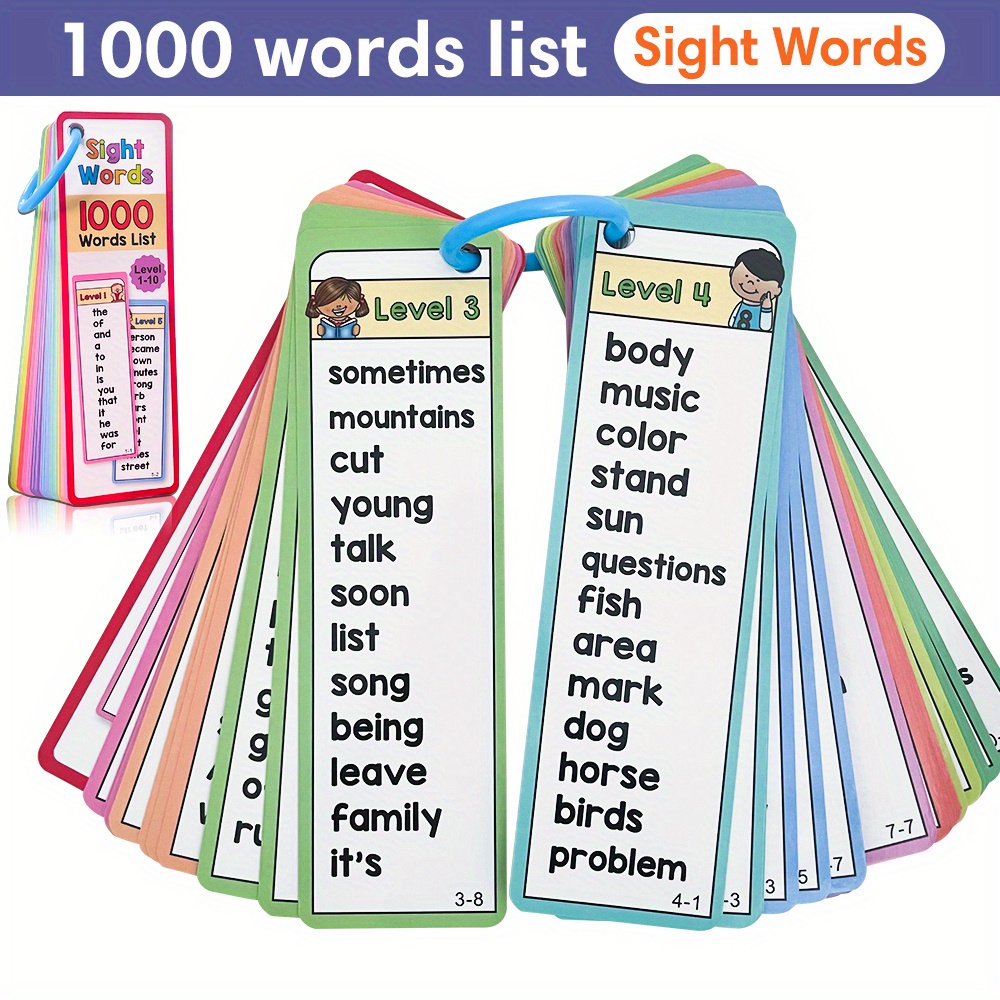 Флэш-карты со словами 1000 для – обзор и цена Kids Education Card
