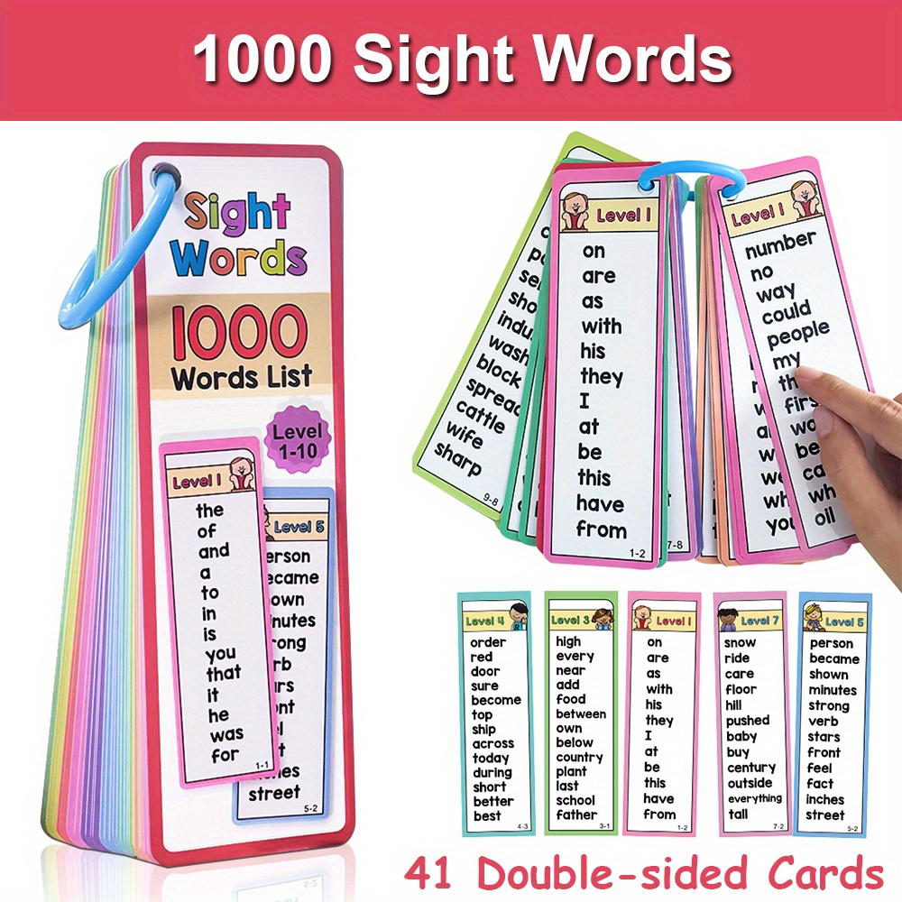 Флэш-карты со словами 1000 для – обзор и цена Kids Education Card