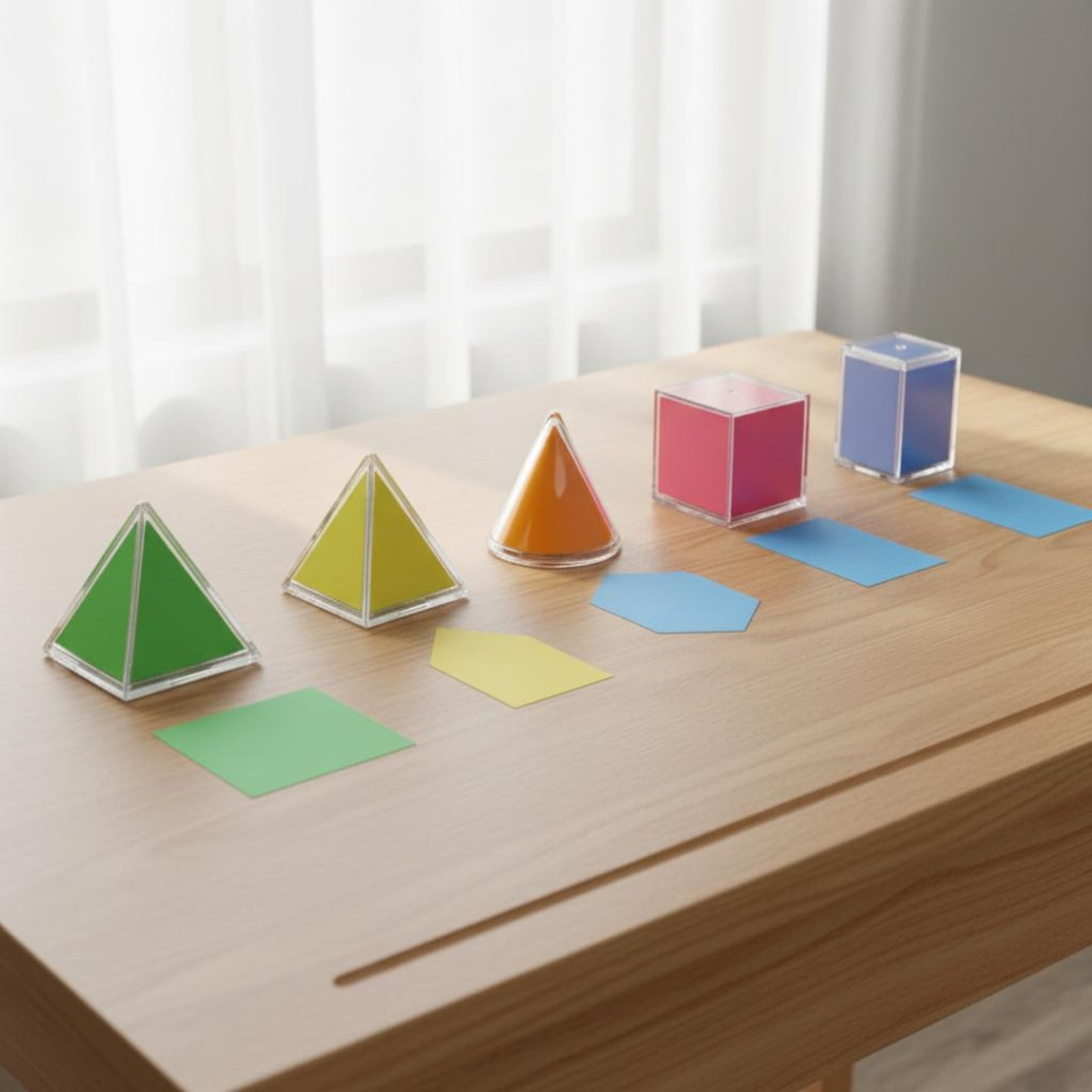 Набор из 8 прозрачных геометри – обзор и цена Math Manipulative Set