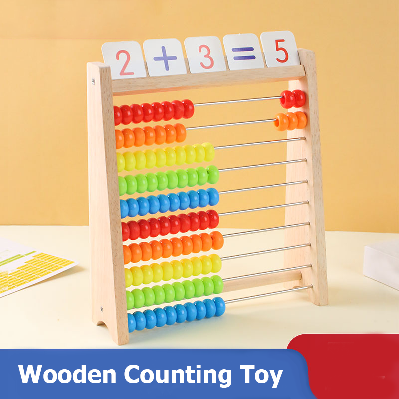 Деревянная счетная игрушка, сч – обзор и цена Math Manipulative Set