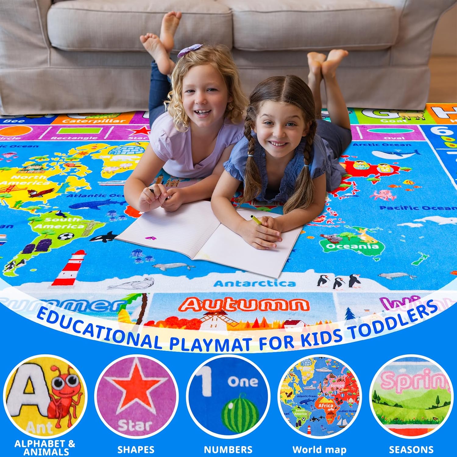 Игровой развивающий коврик для – обзор и цена Kids Education World