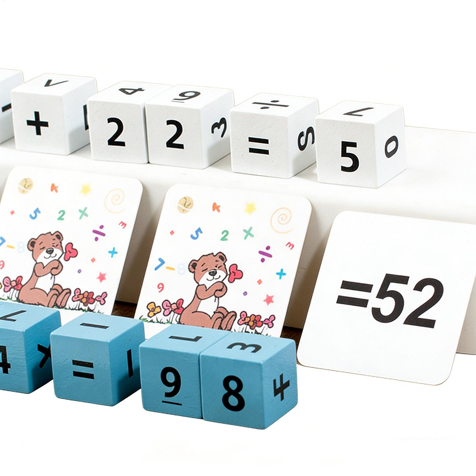 Деревянные блоки с цифрами, го – обзор и цена Math Manipulative Set