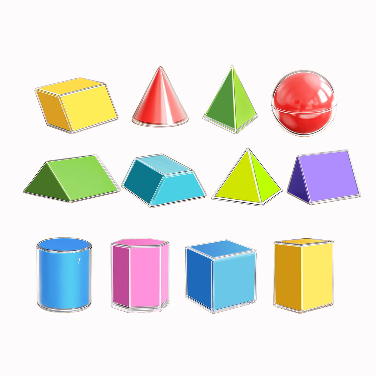 Модели для демонстрации геомет – обзор и цена Math Manipulative Set